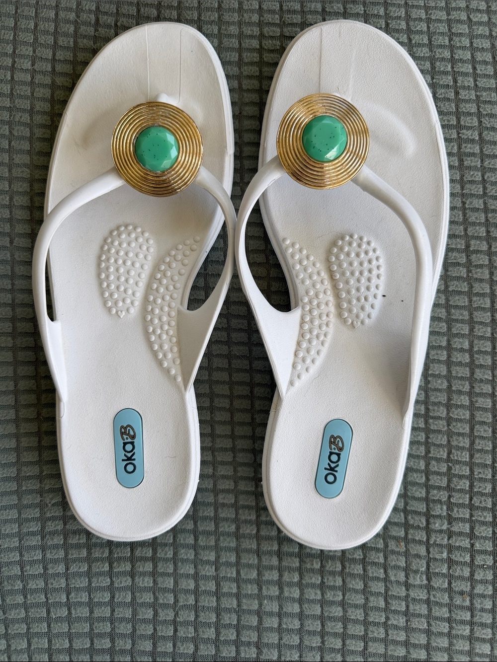 OKA b. White Beach Sandals